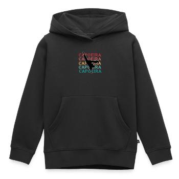 Capoeira Retro - Kinder Premium Organic Hoodie - Schwarz - Vorne - AI Model Kid Male (0cm)