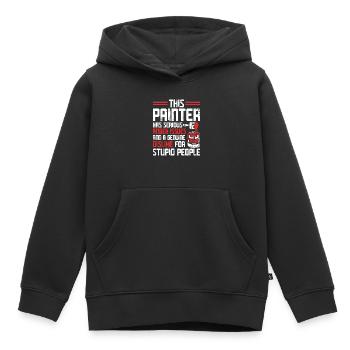 House Painter Decorator This - Kids Premium Organic Hoodie - black - Front - AI Model Kid Male (0cm)