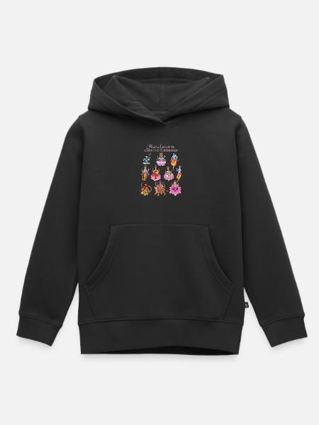Goden in het hindoeïsme - Kinder Premium hoodie biologisch - zwart