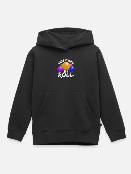 Boccia - Kinder Premium Organic Hoodie - Schwarz
