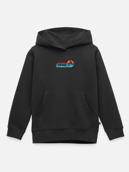 Wingfoil Surfer Anniversaire Vintage 1992 Né - Sweat Premium à capuche enfant bio - noir