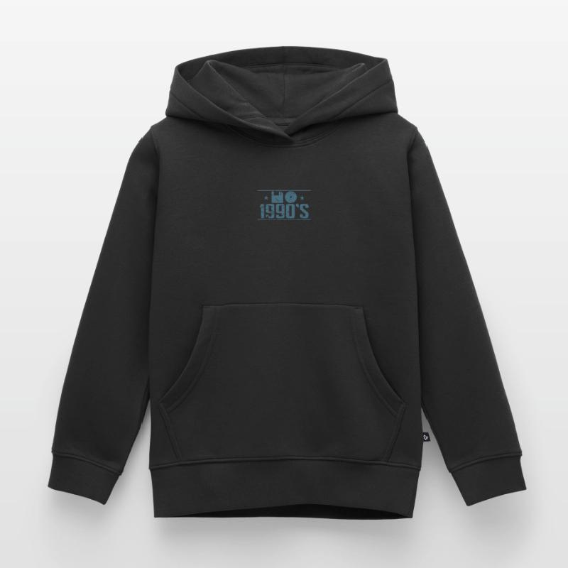 Floppy disk and CD 1990's retro memory module Kids Premium Organic Hoodie