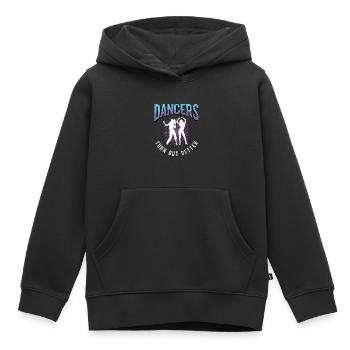 Mouvements de danse Les danseurs s’avèrent meilleurs sur la piste de danse - Sweat Premium à capuche enfant bio - noir - Devant - AI Model Kid Male (0cm)