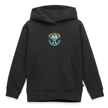 Diaper service - baby changing - Kids Premium Organic Hoodie - black - Front - AI Model Kid Male (0cm)
