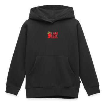 J’ai chaud, tu n’es pas une épice de piment - Sweat Premium à capuche enfant bio - noir - Devant - AI Model Kid Male (0cm)