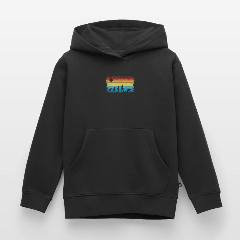 Pflasterer Evolution Steinsetzer Pflastersetzer Kinder Premium Organic Hoodie