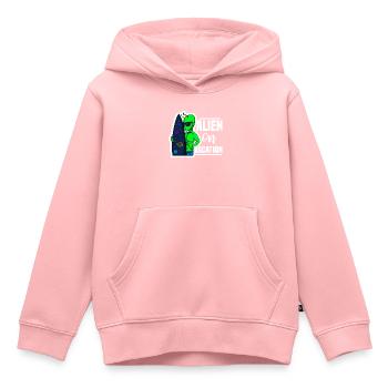 Surf, Holiday, Beach, Summer, Sun, Sea, Surf - Kids Premium Organic Hoodie - rose - Front - AI Model Kid Female (0cm)