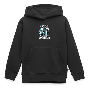 Analyste Piratage Éthique Cybersécurité Éthique - Sweat Premium à capuche enfant bio - noir - Devant - AI Model Kid Male (0cm)