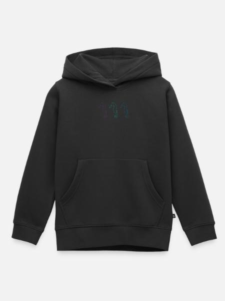 Triade hippocampe mer danse cadeau - Sweat Premium à capuche enfant bio - noir