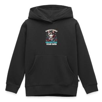 Analyste en piratage éthique Cybersécurité éthique - Sweat Premium à capuche enfant bio - noir - Devant - AI Model Kid Male (0cm)
