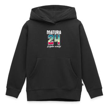 Matura 2024 Aufgabe erledigt! Schulabschluss - Kinder Premium Organic Hoodie - Schwarz - Vorne - AI Model Kid Male (0cm)