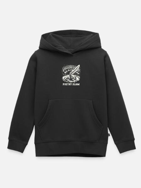 Poetry Slam Writer Poet Literature Slam Poetry Day - Kids Premium Organic Hoodie - black
