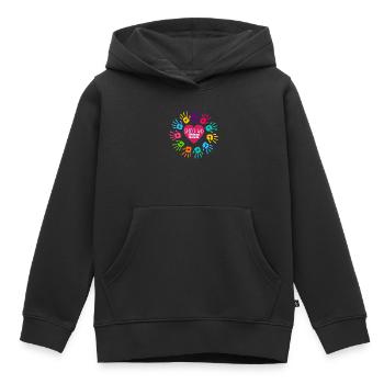 Speech therapist, speech therapist, speech therapist - Kids Premium Organic Hoodie - black - Front - AI Model Kid Male (0cm)