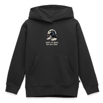 Fan d’Edgar Allan Poe, Littérature classique, - Sweat Premium à capuche enfant bio - noir - Devant - AI Model Kid Male (0cm)