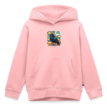 Edgar Allan Poe Fan, Klassische Literatur, - Kinder Premium Organic Hoodie - Rosa - Vorne - AI Model Kid Female (0cm)