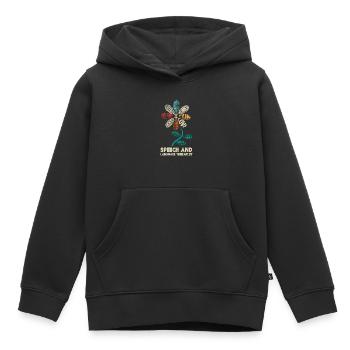 Speech therapist, speech therapist, speech therapist - Kids Premium Organic Hoodie - black - Front - AI Model Kid Male (0cm)