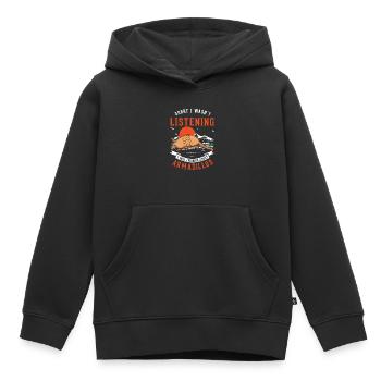 Tatou cadeau tatou - Sweat Premium à capuche enfant bio - noir - Devant - AI Model Kid Male (0cm)