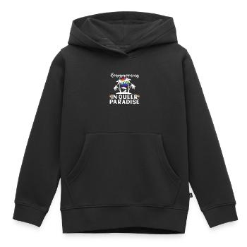 Gay Pride Hochzeit Homo-Ehe - Kinder Premium Organic Hoodie - Schwarz - Vorne - AI Model Kid Male (0cm)