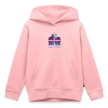 Fear The Clarinets 11 - Kinder Premium Organic Hoodie - Rosa - Vorne - AI Model Kid Female (0cm)