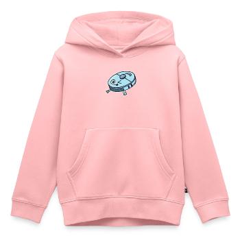 Süßer Saugroboter Staubsauger - Kinder Premium Organic Hoodie - Rosa - Vorne - AI Model Kid Female (0cm)