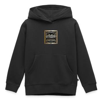 I Am Not A Robot 7 - Kinder Premium Organic Hoodie - Schwarz - Vorne - AI Model Kid Male (0cm)