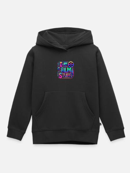 I Film Stuff 13 - Kids Premium Organic Hoodie - black