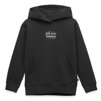Singer - Kids Premium Organic Hoodie - black - Front - AI Model Kid Male (0cm)