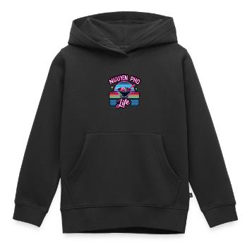 Nguyen Pho Life 5 - Kinder Premium Organic Hoodie - Schwarz - Vorne - AI Model Kid Male (0cm)