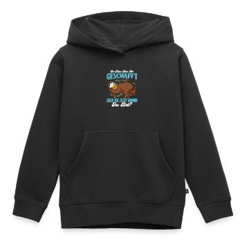 Abiturient Habe Mein Abi Geschafft Abschluss - Kinder Premium Organic Hoodie - Schwarz - Vorne - AI Model Kid Male (0cm)