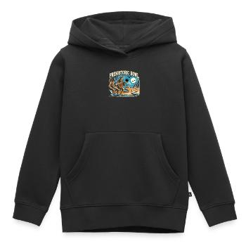 Drôle de bowling équipe bowler grève bowling club - Sweat Premium à capuche enfant bio - noir - Devant - AI Model Kid Male (0cm)