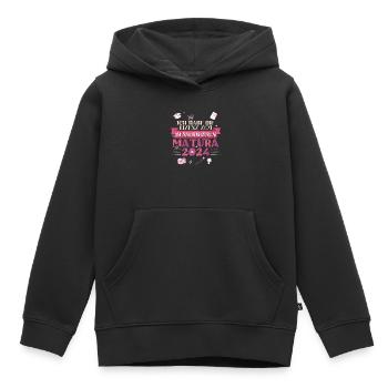 Maturantin Die Lizenz zum Besserwissen Matura - Kinder Premium Organic Hoodie - Schwarz - Vorne - AI Model Kid Male (0cm)