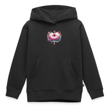 Balletttänzerin mit Tutu - Kinder Premium Organic Hoodie - Schwarz - Vorne - AI Model Kid Male (0cm)