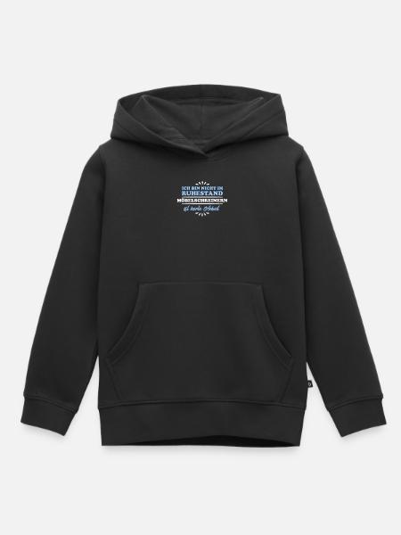 Ruhestand Rentner Pensioner Möbel-Schreiner - Kinder Premium Organic Hoodie - Schwarz