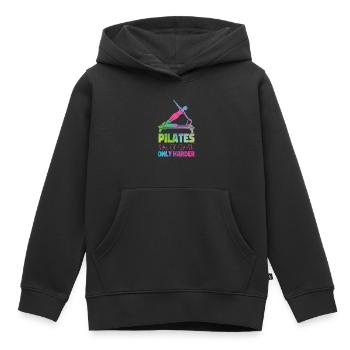 Pilates Instructor Teacher - Kinder Premium Organic Hoodie - Schwarz - Vorne - AI Model Kid Male (0cm)
