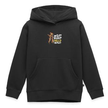 Schweißer Schweißen - Kinder Premium Organic Hoodie - Schwarz - Vorne - AI Model Kid Male (0cm)
