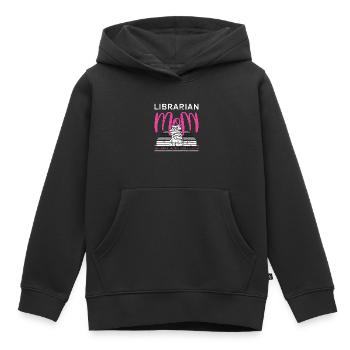 Librarian Mom The Idol The Bookworm Librarians - Kinder Premium Organic Hoodie - Schwarz - Vorne - AI Model Kid Male (0cm)