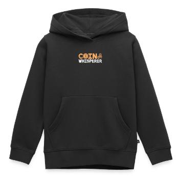 Collectionneurs de pièces de monnaie Numismatique Collectionner des pièces de monnaie - Sweat Premium à capuche enfant bio - noir - Devant - AI Model Kid Male (0cm)