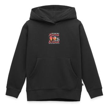 Eiscreme - Kinder Premium Organic Hoodie - Schwarz - Vorne - AI Model Kid Male (0cm)