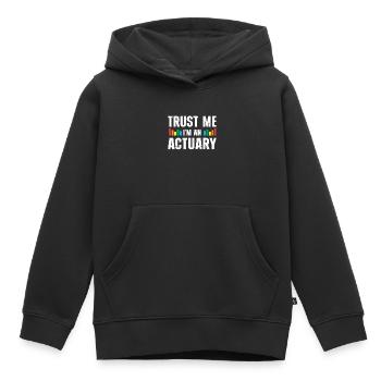 Aktuar Statistiker - Kinder Premium Organic Hoodie - Schwarz - Vorne - AI Model Kid Male (0cm)