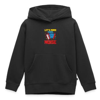 Akkordeon Polka Musik Geschenk - Kinder Premium Organic Hoodie - Schwarz - Vorne - AI Model Kid Male (0cm)