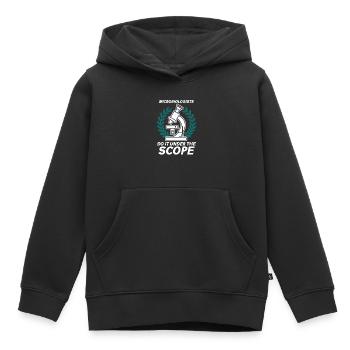Microbiologist Microbiology Lab Staph Biology - Kinder Premium Organic Hoodie - Schwarz - Vorne - AI Model Kid Male (0cm)