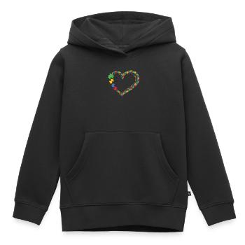 Autismus Awareness Day Autist Geschenk - Kinder Premium Organic Hoodie - Schwarz - Vorne - AI Model Kid Male (0cm)