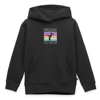 Danseur De Pole Dance, Pole Dance, Pole Dance - Sweat Premium à capuche enfant bio - noir - Devant - AI Model Kid Male (0cm)