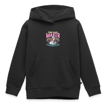 School Psych Difference Maker School Counselor - Kids Premium Organic Hoodie - black - Front - AI Model Kid Male (0cm)