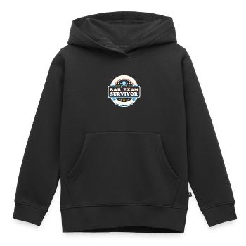 Bar Exam Survivor 9 - Kinder Premium Organic Hoodie - Schwarz - Vorne - AI Model Kid Male (0cm)