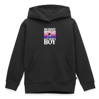 Mutter Des Geburtstagskinders Raum Astronauten - Kinder Premium Organic Hoodie - Schwarz - Vorne - AI Model Kid Male (0cm)