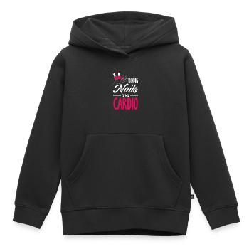 Hautpflege Kosmetikerin Kosmetik - Kinder Premium Organic Hoodie - Schwarz - Vorne - AI Model Kid Male (0cm)