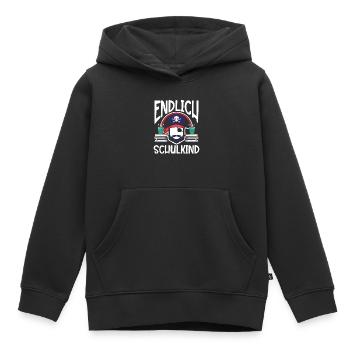 School 1. Grade - Kinder Premium Organic Hoodie - Schwarz - Vorne - AI Model Kid Male (0cm)