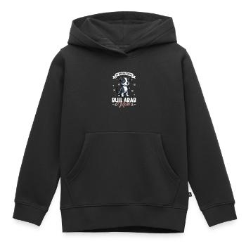 Bull Arab Mama - Kinder Premium Organic Hoodie - Schwarz - Vorne - AI Model Kid Male (0cm)