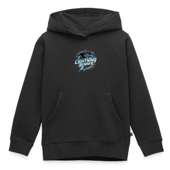 Erlebe Die Faszinierende Welt Des Tornadojagens - Kinder Premium Organic Hoodie - Schwarz - Vorne - AI Model Kid Male (0cm)